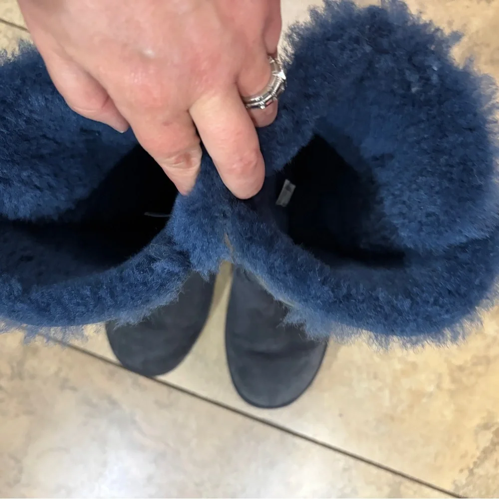 UGG Bailey Button Triplet II - Navy Blue - Size 7 (women)
